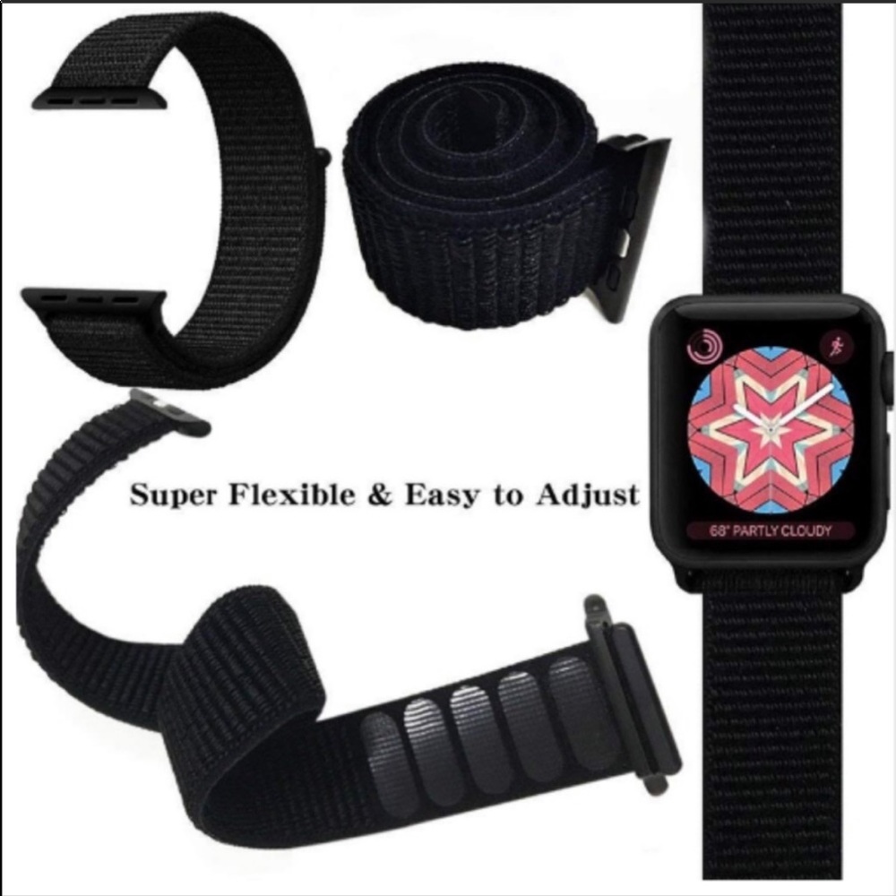 Pink Sand Sport Loop Band for Apple iWatch - Picture 4 of 6